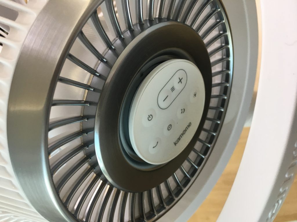 카모메 선풍기 리모콘 수납 방식